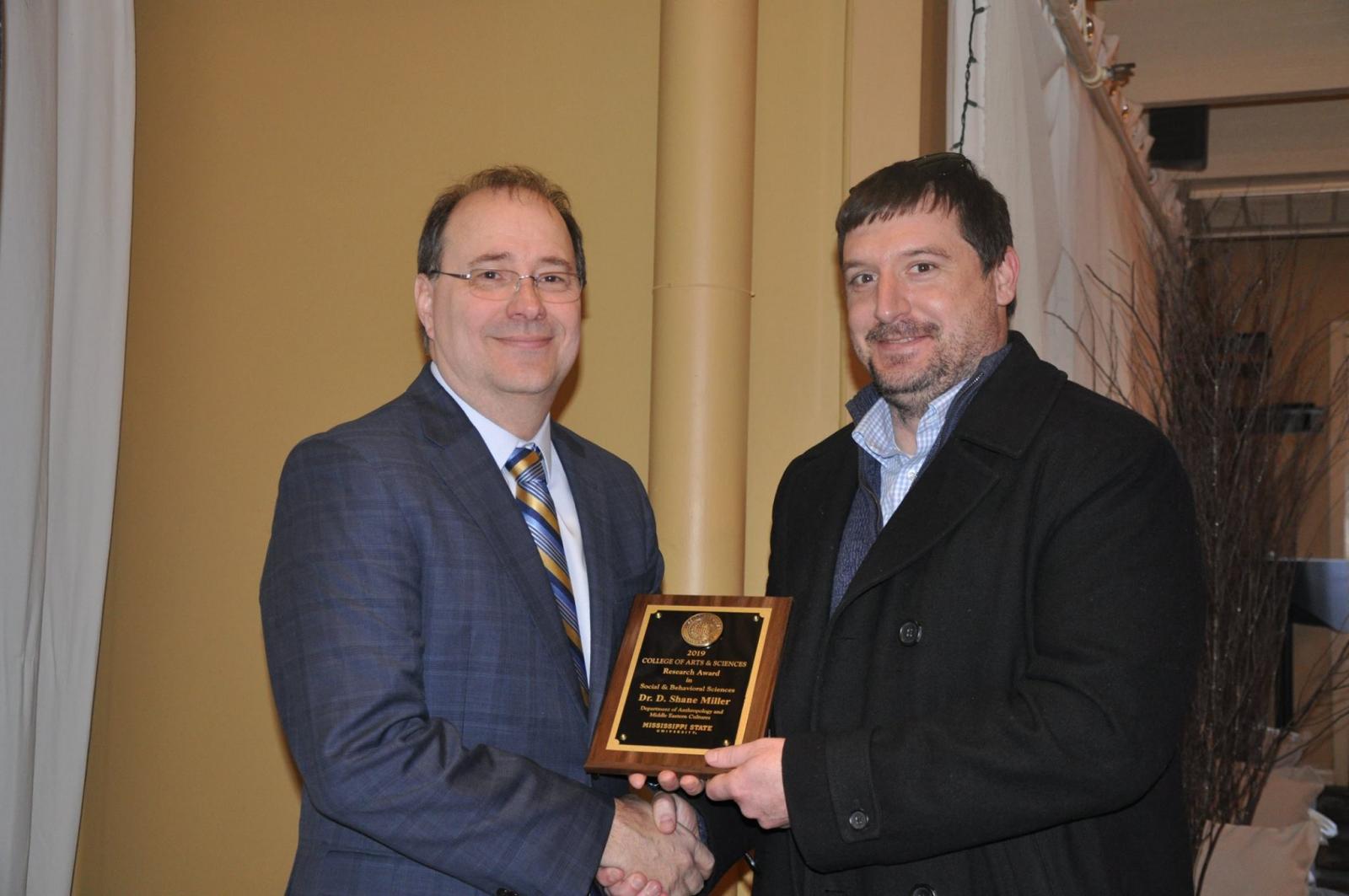 Miller receives research award